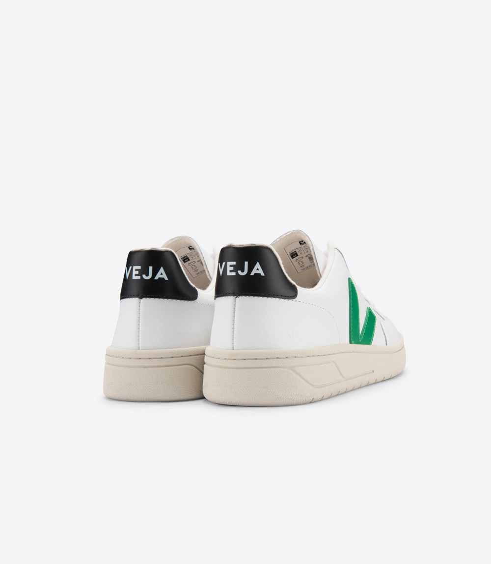 Veja Sneakers Mens - V-12 Leather - White - 4528CBPHM